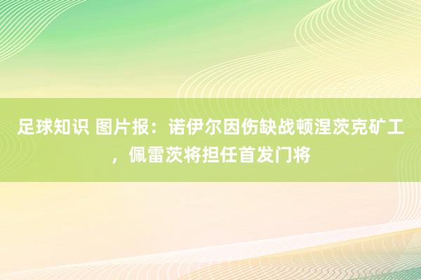 足球知识 图片报：诺伊尔因伤缺战顿涅茨克矿工，佩雷茨将担任首发门将