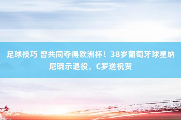 足球技巧 曾共同夺得欧洲杯！38岁葡萄牙球星纳尼晓示退役，C罗送祝贺