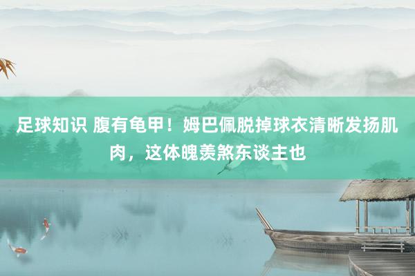 足球知识 腹有龟甲！姆巴佩脱掉球衣清晰发扬肌肉，这体魄羡煞东谈主也