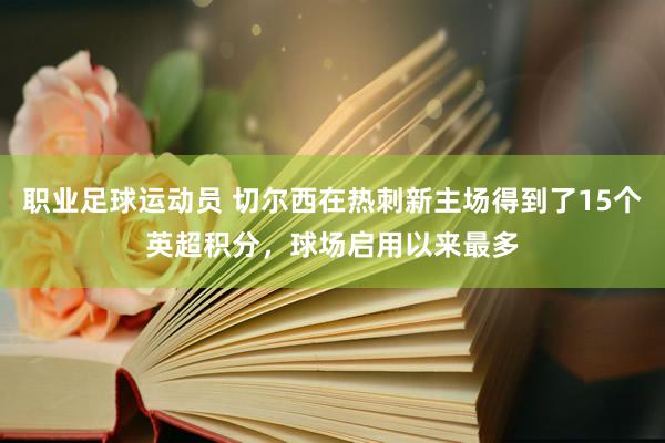 职业足球运动员 切尔西在热刺新主场得到了15个英超积分，球场启用以来最多